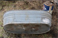 Early Double Galvanized Tub