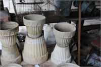 LOT of Illinois Pottery Flower Pots