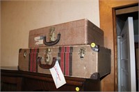 Lot of (2) Vintage Suitcases