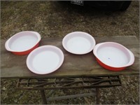 Lot of (4) Pyrex Baking Dishes