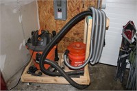 Ridgid Vacuum with Home Made Cart
