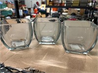 Libbey Glass Candle Holders