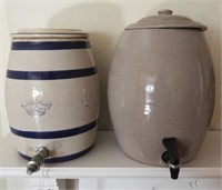 Lot #3730 - Vintage Blue Banded two gallon