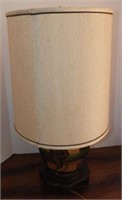 Lot #3732 - Contemporary table lamp with monkey