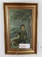 Lot #3780 - “Fox Hunting” framed engraving by