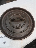 Vintage Cast Iron #10 Lid