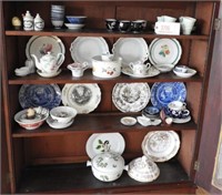 Lot #3796 - Entire contents of china cabinet/