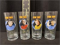 Set of (4) Star Trek Glasses