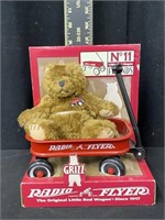 Radio Flyer Mini Wagon w/ Teddy Bear