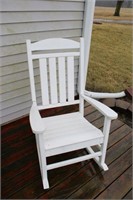 PVC / Plastic Patio Rocking Chair