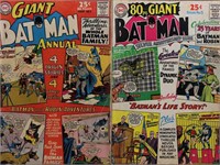 Batman Giant Comic Books 5 different 25 cent cover