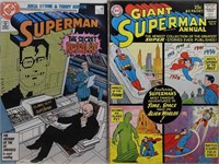 Superman Comic Books 5 different including 1960s A