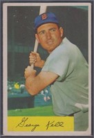 George Kell #50, 1954 Bowman Color Baseball Card