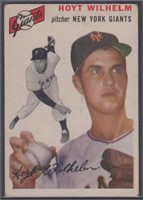 Hoyt Wilhelm #36, 1954 Topps Baseball Card