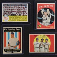 1959 Topps 10 Cards including Hall of Famers and
