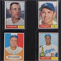 1961 Topps 12 Baseball Cards includes Hank Aaron