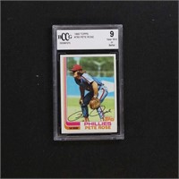 1982 Topps Pete Rose #780 graded 9 by Beckett BCCG