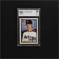 1991 Topps Traded Jeff Bagwell #4T graded 10 by