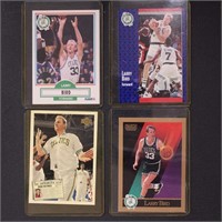 9 Larry Bird Basketball Cards, Boston Celtics Hall