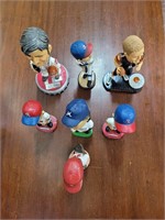 Bobble Head collection of 7 different including Sa