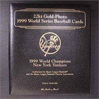 1999 Yankees Baseball World Champions Gold-Photo B