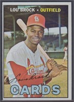 1967 Topps Lou Brock #285 Baseball Card, some ligh