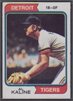 1974 Topps Al Kaline #215 Baseball Card, some ligh