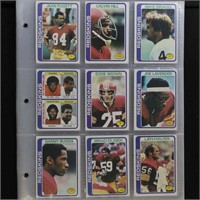 1978-1982 Redskins Football Cards, Topps issues in