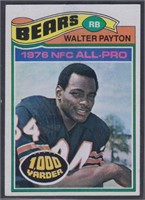 1977 Walter Payton #360 Football Card, some light