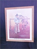 1981 BUDWEISER HORSE PRINT