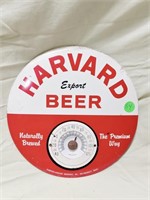 HARVARD EXPORT ROUND BEER SIGN