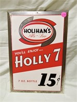 HOLIHAN'S HOLLY 7 TIN OVER CARDBOARD