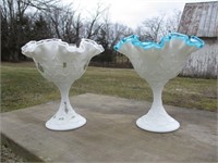 (2) Fenton Glass Bowls
