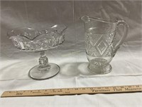 EAPG Compote And Pitcher