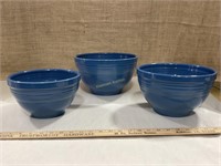 Fiesta ware, Blue Mixing Bowls
