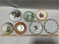 Bavaria, Nippon, Weiman decorative plates,