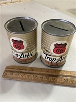 TropArtic oil cans banks
