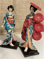 Geisha dolls 14 inch tall