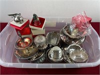 VARIOUS VINTAGE SILVER PLATED ITEMS