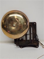 Great Early Brass Boxing Ring Bell