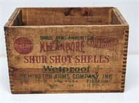 Wooden Remington Ammunition Box
