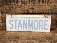 Stanmore Enamel Railwat Station Sign