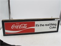 DOUBLE SIDED METAL COCA COLA SIGN