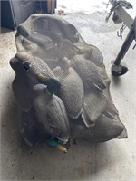 Large bag of duck decoys (estimated 20 decoys)