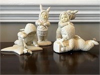 Lot of 4 SNOWBABIES department 56