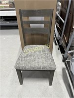 4 Ladder Back Cushioned Dining Chairs