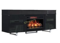 Black Fireplace / TV Stand (NO INSERT)