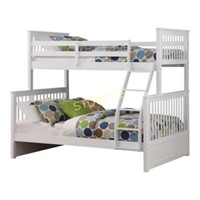 White Dbl / Single Bunk Bed - Boxed