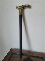 Brass Cane Handle w/Top part of cane