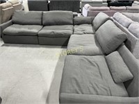 Grey Float Sectional ~10' x 10'